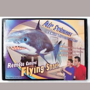 NWT AIR SWIMMERS REMOTE CONTROL FLYING SHARK BRAND NEW